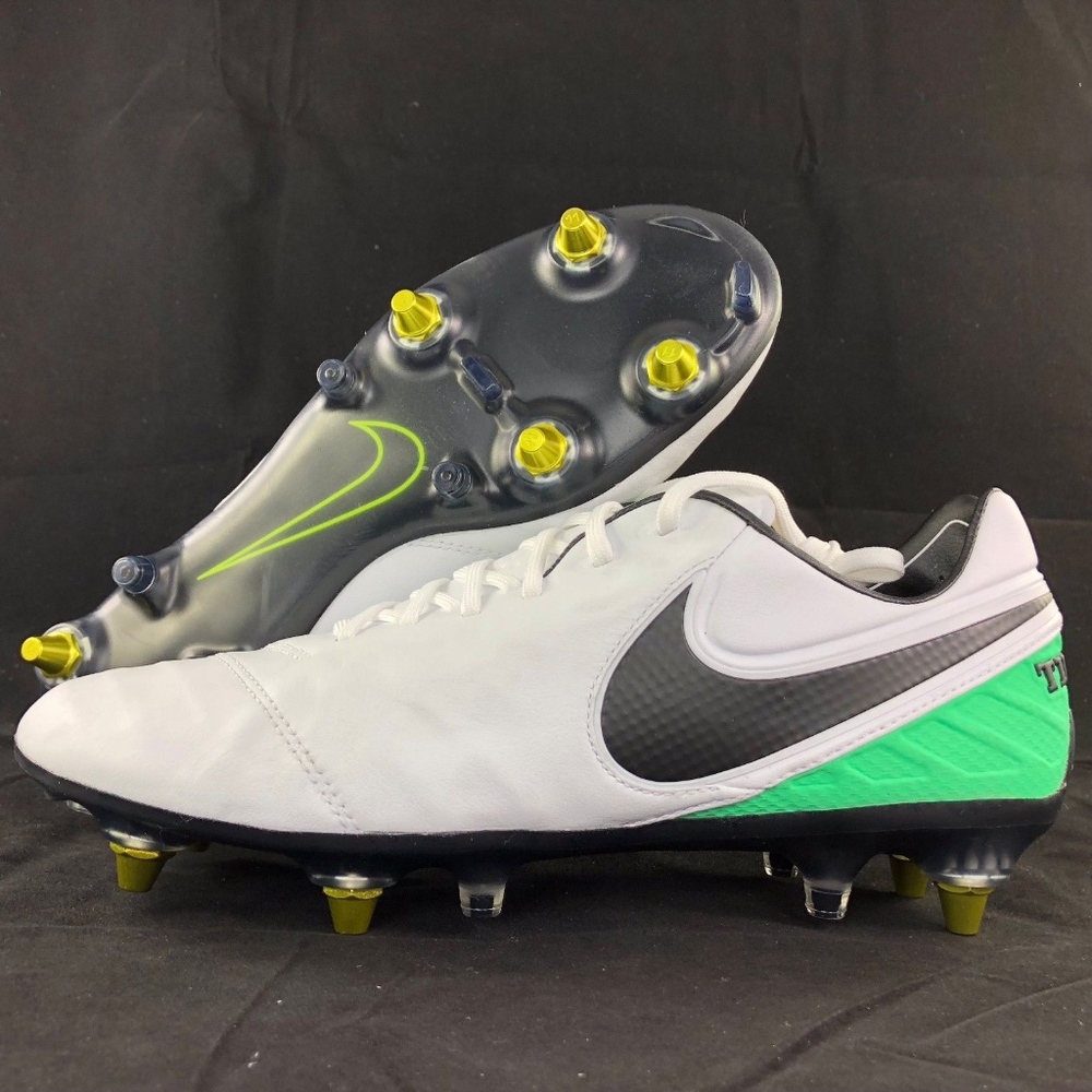 Nike Tiempo Legend VI SG-Pro AC White Black Cleats